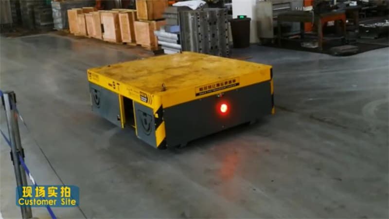 Motorized Die Cart For Warehouse Handling 90 Ton